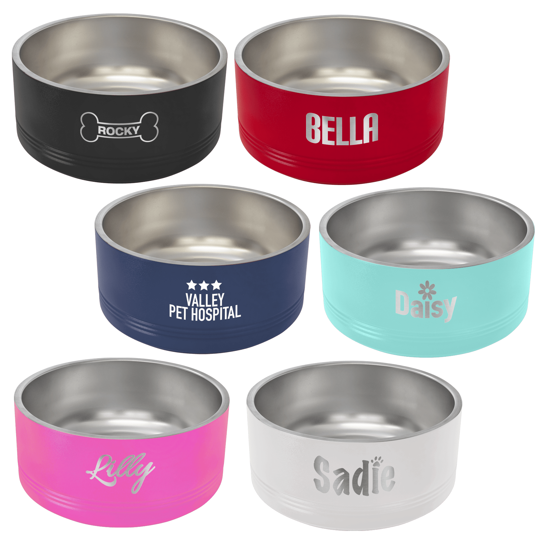 Custom engraved pet bowl